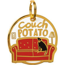 Load image into Gallery viewer, *NEW Collar Charm - Couch Potato - 100351