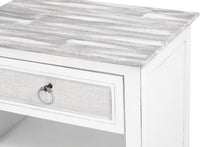 Load image into Gallery viewer, NEW Captiva Island 1 Drawer Nightstand - Grey Wash & Blanc