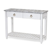 Load image into Gallery viewer, NEW Picket Fence Console Table - Grey/Blanc