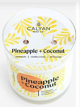 Load image into Gallery viewer, NEW Pineapple + Coconut Tumbler Soy Candle