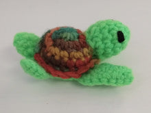 Load image into Gallery viewer, NEW Handcrafted Green/Multi Wool Sea Turtle N1 - Ecuador