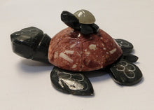 Load image into Gallery viewer, NEW Hand-carved Marble Sea Turtle with Baby N5 - Ecuador