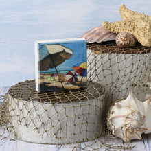 Load image into Gallery viewer, NEW Beach Umbrellas Block Sign - 113958