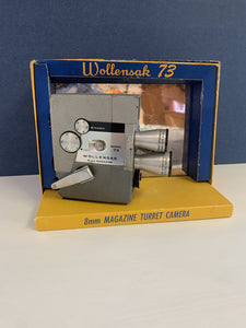 Vintage Wollensak 73 8mm Magazine Turret Camera