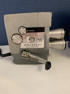 Vintage Wollensak 73 8mm Magazine Turret Camera