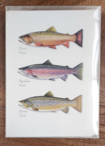 Freshwater Gamefish Notecards - NEW
