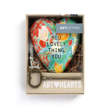 Load image into Gallery viewer, NEW ArtLifting Art Heart - Floral Stripes - 1008110067