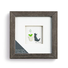 Load image into Gallery viewer, NEW Purrfect Petals Gray Wall Art - 1004370140 - 6 x 6