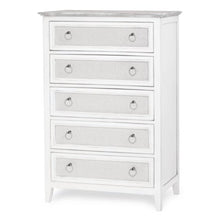 Load image into Gallery viewer, NEW Captiva Island 5 Drawer Chest - Grey Wash &amp; Blanc
