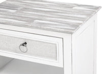 Load image into Gallery viewer, NEW Captiva Island 1 Drawer Nightstand - Grey Wash &amp; Blanc
