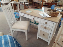 Load image into Gallery viewer, NEW Captiva Island Desk & Chair - Beach Sand & Weathered White