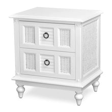 Load image into Gallery viewer, NEW Key West - 2 Drawer Nightstand - Cottage White *NS