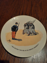 Load image into Gallery viewer, Antique Collectible U & C Mon Regiment French Military Plate - H