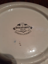Load image into Gallery viewer, Antique Collectible U & C Mon Regiment French Military Plate - I