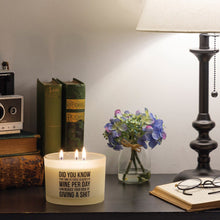 Load image into Gallery viewer, NEW Jar Candle - Two To Three Glasses Of Wine Per Day - 111622