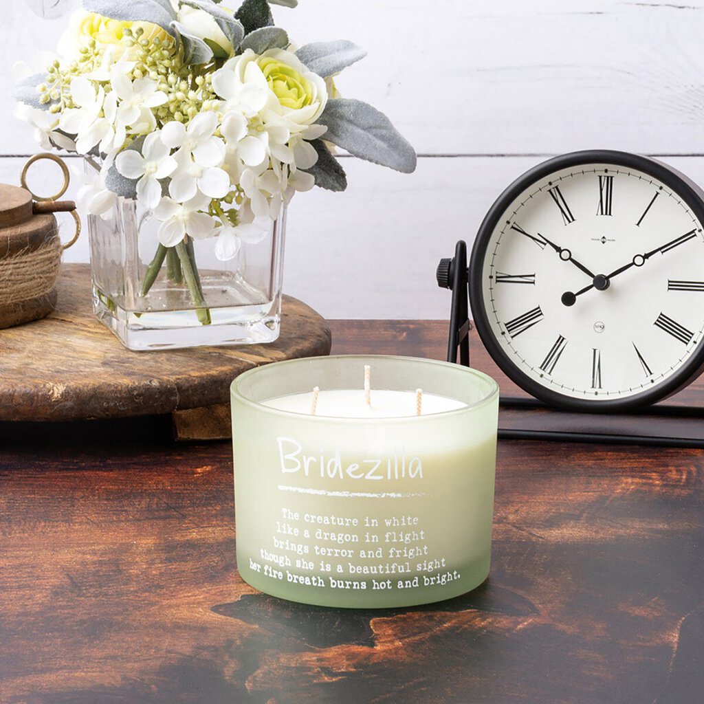 Bridezilla Emergency Light This Candle and Run Scented Soy Candle