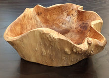 Load image into Gallery viewer, NEW Hand-Crafted Root Wood Live Edge Bowl