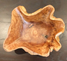 Load image into Gallery viewer, NEW Hand-Crafted Root Wood Live Edge Bowl