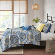 Load image into Gallery viewer, NEW Tangiers 6 Piece Reversible Quilt Set - Queen - MP13-783