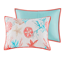 Load image into Gallery viewer, NEW Pebble Beach 6 Piece Cotton Sateen Reversible Coverlet Set - Queen - MP13-2709