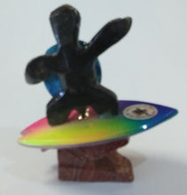 Load image into Gallery viewer, NEW Hand-carved Marble Sea Turtle Standing On Surfboard N1 - Ecuador