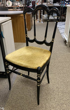 Load image into Gallery viewer, Vintage Tell City Chair Co. Black &amp; Gold Chair
