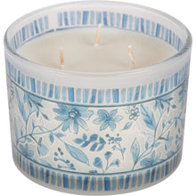 Load image into Gallery viewer, NEW Blue Florals Jar Candle - 116430