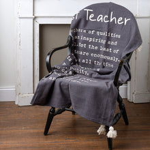 Load image into Gallery viewer, NEW To The Best Teacher Throw Blanket - 113674
