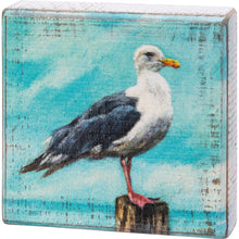 Load image into Gallery viewer, NEW Seagull Block Sign - 113960