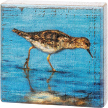 Load image into Gallery viewer, NEW Shore Bird Block Sign - 113961