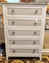 Load image into Gallery viewer, NEW Captiva Island 5 Drawer Chest - Grey Wash & Blanc