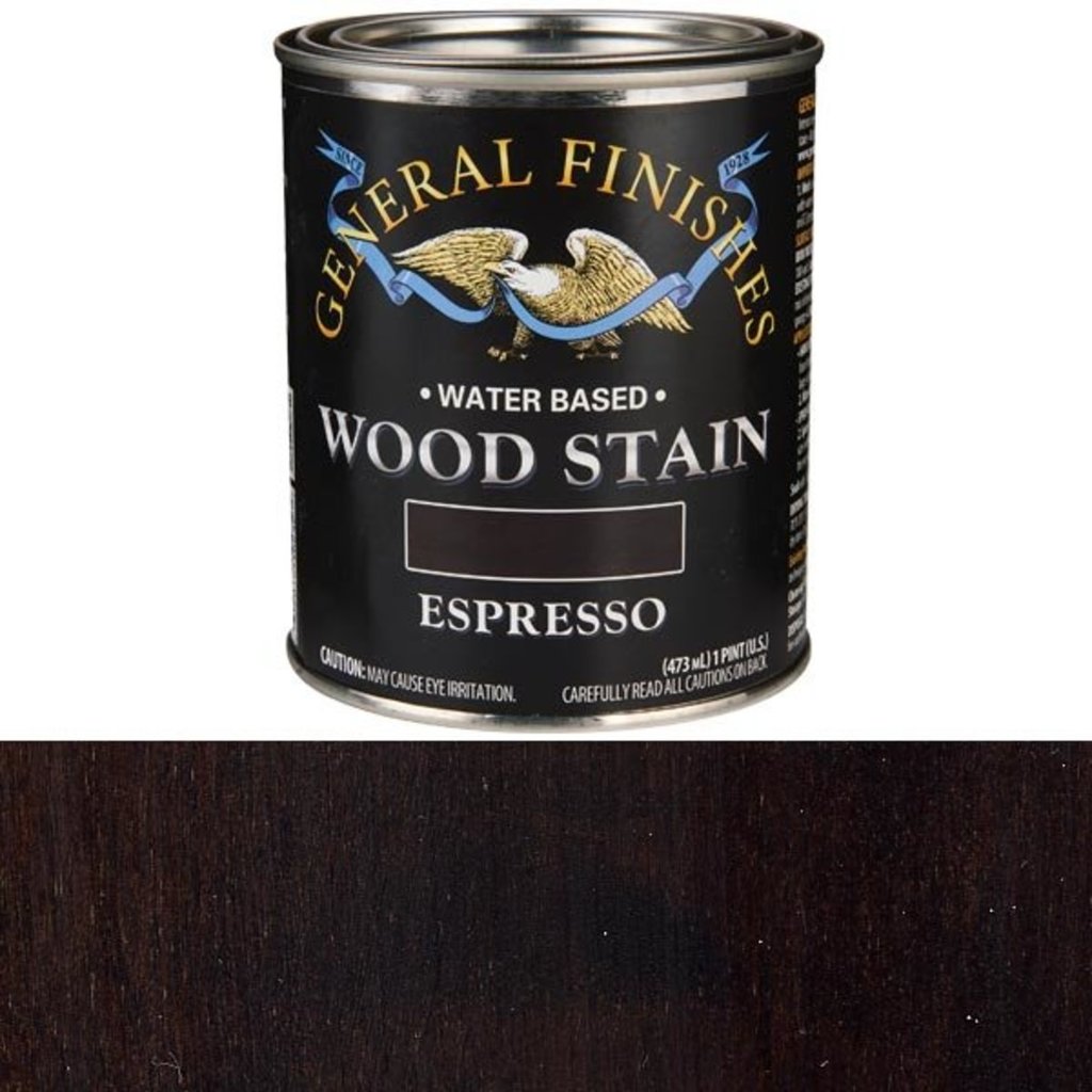 General Finishes EF Water Based Stain - Espresso 16oz