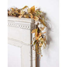 Load image into Gallery viewer, NEW - Garland - 65" Cotton &amp; Leaves - 100755
