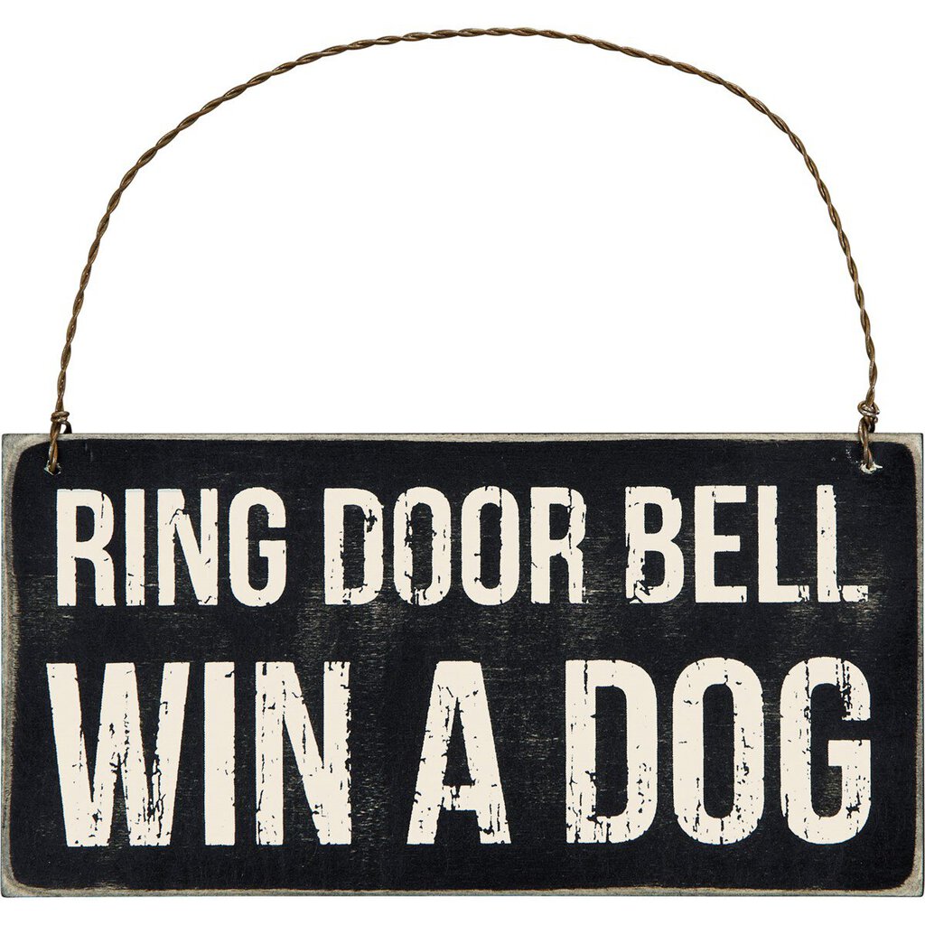 NEW Ornament - Win A Dog - 23064