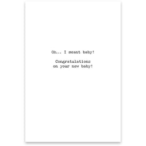 NEW Greeting Card - New Boobs - 72988