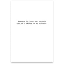 Load image into Gallery viewer, NEW Greeting Card - God Made Us - 70462
