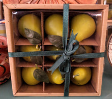 Load image into Gallery viewer, BOX SET - Nine (9) Mini Pear Candles Bombay Co.

