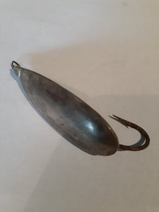 VINTAGE Johnson's Silver Minnow Spoon Fishing Lure - medium