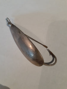 antique coronation spoon fishing lure VINTAGE Johnson's Silver Minnow Spoon Fishing Lure