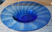 Load image into Gallery viewer, 12" Cobalt Blue Glass Bowl
