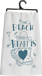 NEW Dish Towel - The Beach Is - 27677
