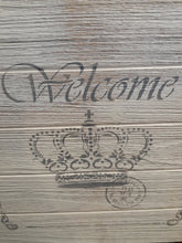 Load image into Gallery viewer, Hand-Painted Welcome Plaque
