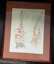 Load image into Gallery viewer, Framed and Matted Giclee &quot;Bermuda Gombeys in Watercolor&quot; signed by Diana Watlington Rootnik
