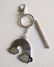 Load image into Gallery viewer, NEW Key Ring with Charms - Rainbow
