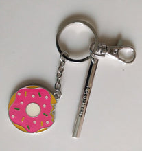 Load image into Gallery viewer, NEW Key Ring with Charms - Donut
