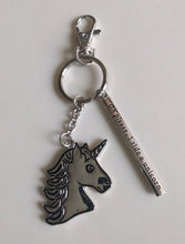 Load image into Gallery viewer, NEW Key Ring with Charms - Unicorn
