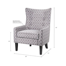 Load image into Gallery viewer, NEW Carissa Shelter Wing Chair - Grey
