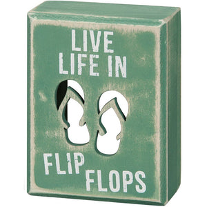 NEW Box Sign - Flip Flops - 21005