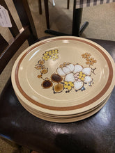 Load image into Gallery viewer, Vintage 10 PC Set Cupboard Craft "Brown Sugar" Stoneware: 4 Dinner Plates, 4 Salad/Lunch Plates, 1 Platter, &amp; 1 Serving Bowl
