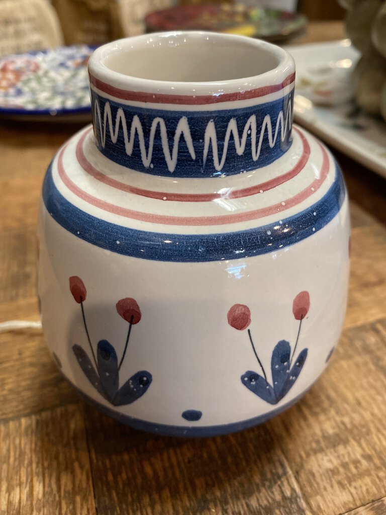 Hand-painted Floral Vase NORWAY
